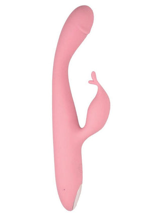 Princess Petite Pleasure Silicone Rechargeable Dual Stimulating Vibrator - Pink