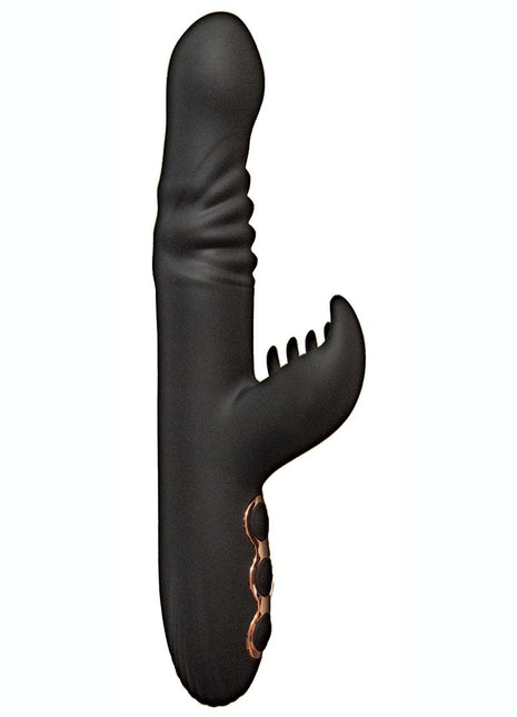 Princess Silicone Rechargeable Heat-Up Thruster - Black
