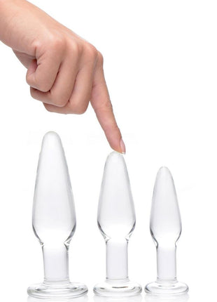 Prisms Dosha 3 Piece Glass Plug Kit