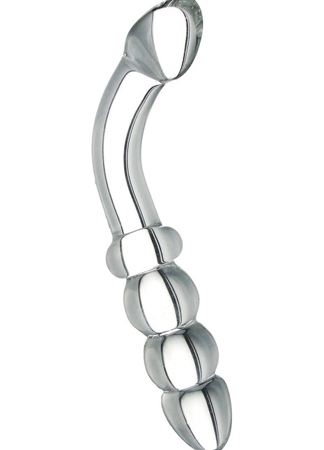 Prisms Erotic Glass Hamsa G-Spot Glass Wand - Clear