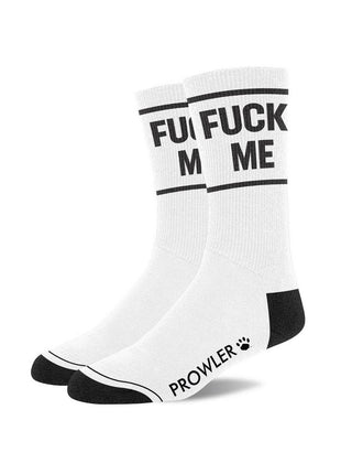 Prowler Red Fuck Me Socks - Black/White