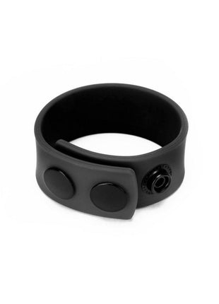 Prowler Red Silicone Cock Strap - Black