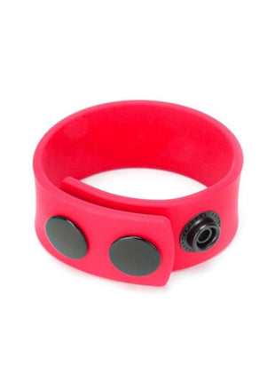 Prowler Red Silicone Cock Strap - Red