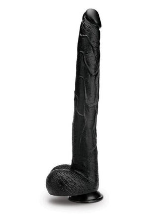 Prowler Red The Destroyer Realistic Dildo with Suction Cup - Black - 15in