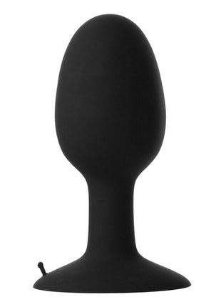 Prowler Weighted Butt Plug - Black - Large