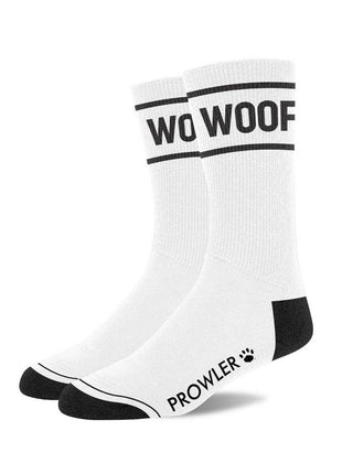 Prowler Red Woof Socks - Black/White