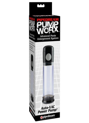 Pump Worx Auto-Vac Power Penis Pump - Clear