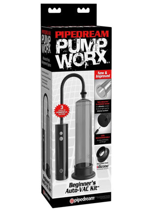 Pump Worx Beginner's Auto-Vac Penis Pump Kit - Smoke
