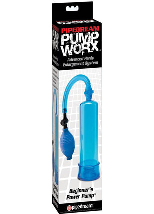 Pump Worx Beginner's Power Pump Advanced Penis Enlargement System - Blue