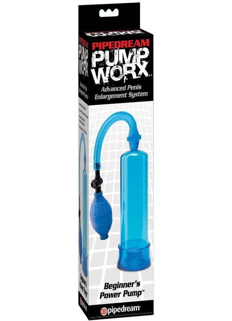 Pump Worx Beginner's Power Pump Advanced Penis Enlargement System - Blue
