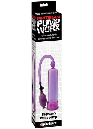 Pump Worx Beginner's Power Pump Advanced Penis Enlargement System - Purple