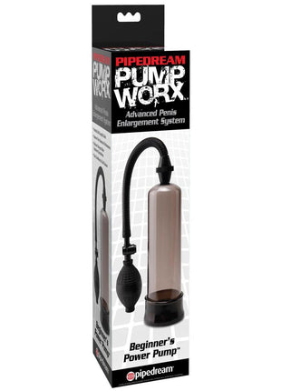 Pump Worx Beginner's Power Pump Advanced Penis Enlargement System - Black/Smoke