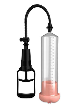 Pump Worx Fanta Flesh Pussy Penis Pump - Clear/Vanilla
