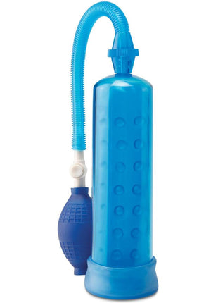 Pump Worx Silicone Power Pump Advanced Penis Enlargement System - Blue