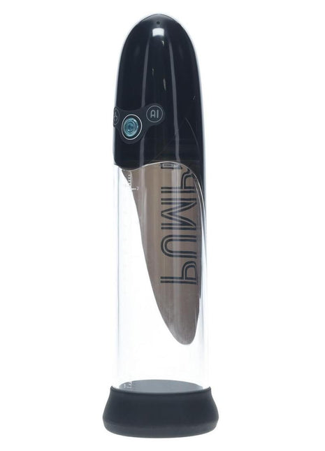Pumped Aqua Pro Submersible Automatic Rechargeable Silicone Ai Tech Enhanced Penis Pump - Black