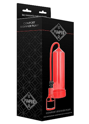 Pumped Comfort Beginner Penis Pump - Red
