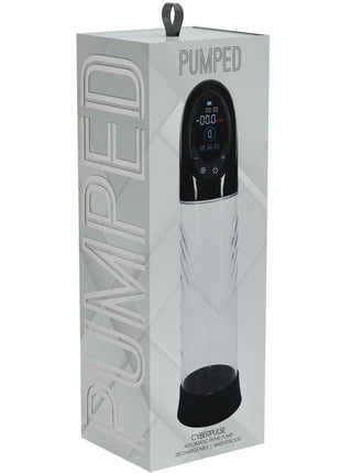 Pumped Cyberpulse 13 Function Automatic Rechargeable Penis Pump - Black
