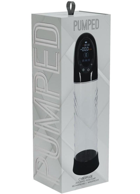 Pumped Cyberpulse 13 Function Automatic Rechargeable Penis Pump - Black