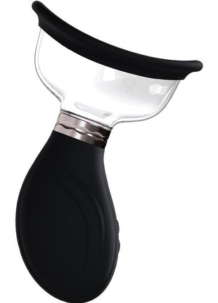 Pumped Delightful Automatic 5 Speed Silicone Rechargeable Vulva Clitoral Clitoral and Breast Pump - Black