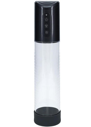 Pumped Hyperpump 3 Function Automatic Rechargeable Penis Pump - Grey/Gun Metal