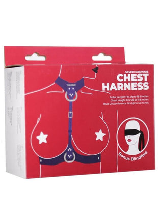 Punishment Body Harness - Silver