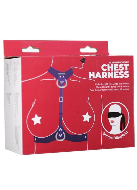 Punishment Body Harness - Silver