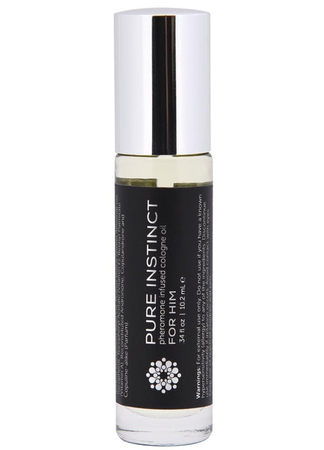 Pure Instinct Pheromone Cologne Oil For Him Roll On - .35oz