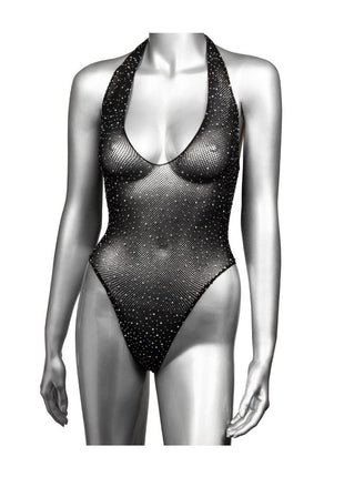 Radiance Deep V Body Suit - Black - One Size