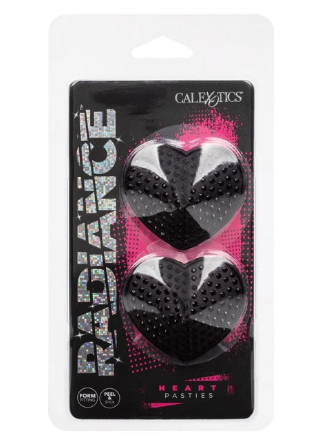 Radiance Heart Pasties - Black