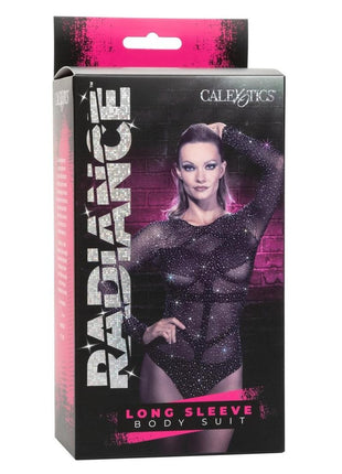 Radiance Long Sleeve Body Suit - Black