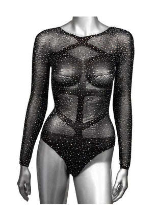 Radiance Long Sleeve Body Suit - Black - Plus Size/Queen