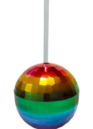 Rainbow Disco Ball Cup