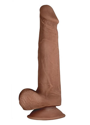 Realcocks Dual Layered #3 Bendable Dildo - Brown/Caramel - 7.5in