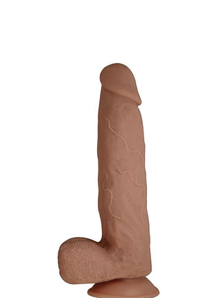 Realcocks Dual Layered #7 Bendable Dildo - Brown/Caramel - 8.5in