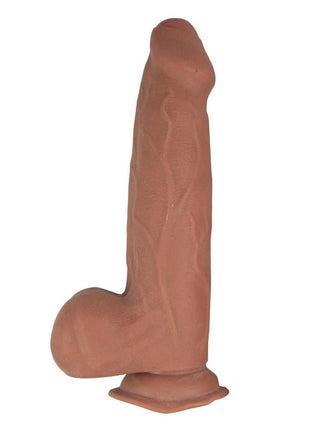 Realcocks Dual Layered Uncut Slider Thick Shaft Dildo