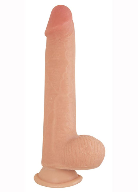 Realcocks Sliders Dildo with Balls - Vanilla - 8in