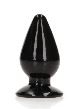 Realrock Crystal Clear Anal Plus - Black/Clear - 3.5in