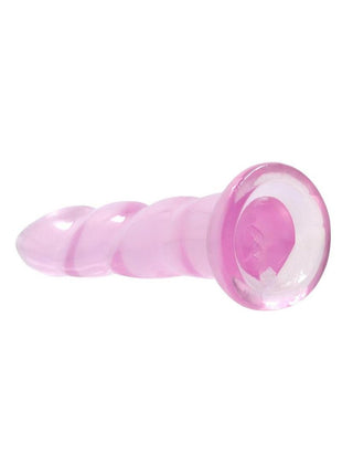 Realrock Crystal Clear Non Realistic Dildo with Suction Cup