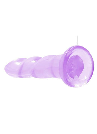 Realrock Crystal Clear Non Realistic Dildo with Suction Cup