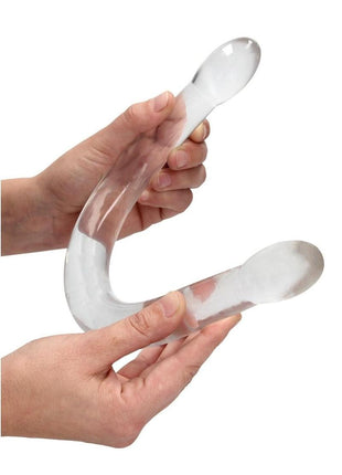 Realrock Crystal Clear Non Realistic Double Dildo