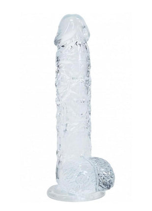 Realrock Crystal Clear Realistic Dildo with Balls