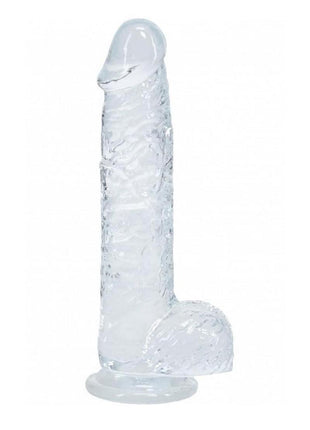 Realrock Crystal Clear Realistic Dildo with Balls - Clear - 5in