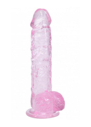 Realrock Crystal Clear Realistic Dildo with Balls