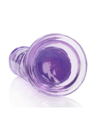 Realrock Crystal Clear Straight No Balls Dildo