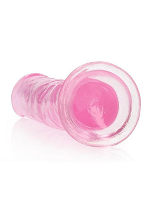 Realrock Crystal Clear Straight No Balls Dildo