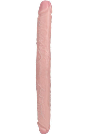 Realrock Realistic Skin Thick Double Ended Dong - Vanilla - 16in
