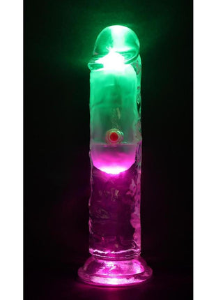 Realrock Vibrating Led Wireless Rechargeable Remote Control Straight Cock