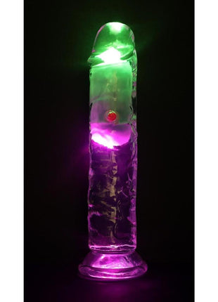 Realrock Vibrating Led Wireless Rechargeable Remote Control Straight Cock
