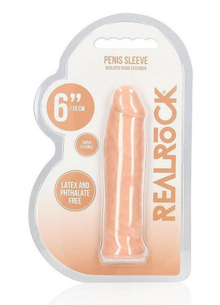 Realrock Skin Penis Extender - Vanilla - 6in
