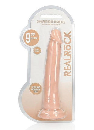 Realrock Skin Realistic Dildo Without Balls - Vanilla - 9in